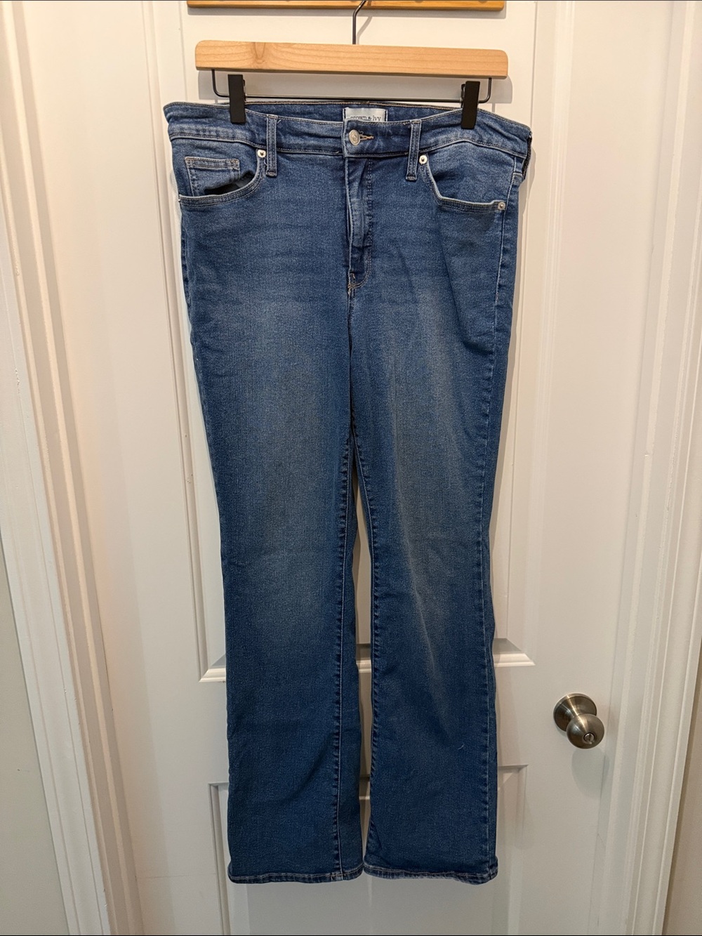 crown & ivy Medium Blue Bootcut Jeans - Classic Women's Style